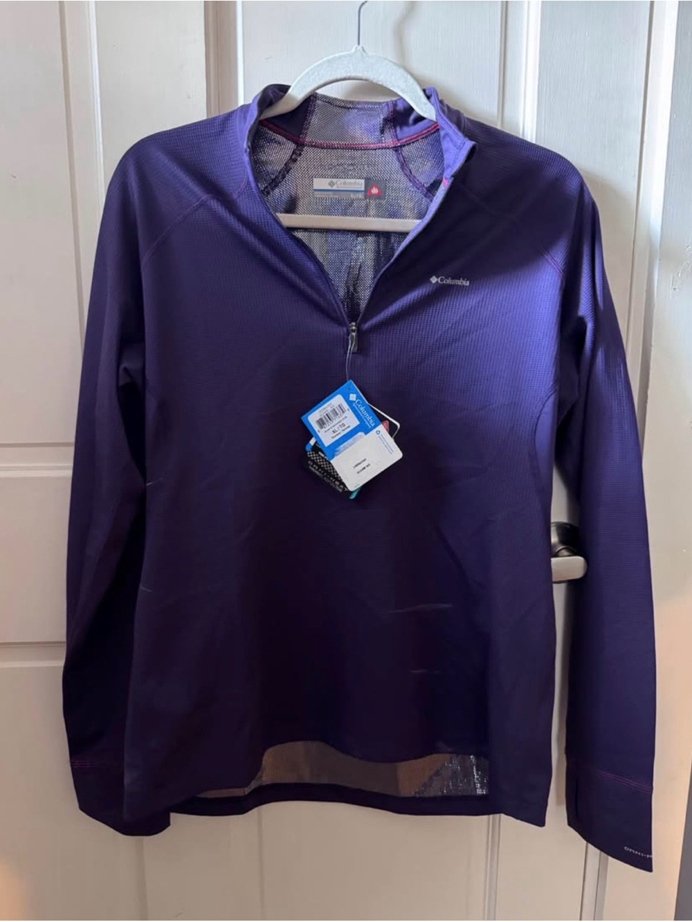 Columbia Deep Purple Half-Zip Active Pullover